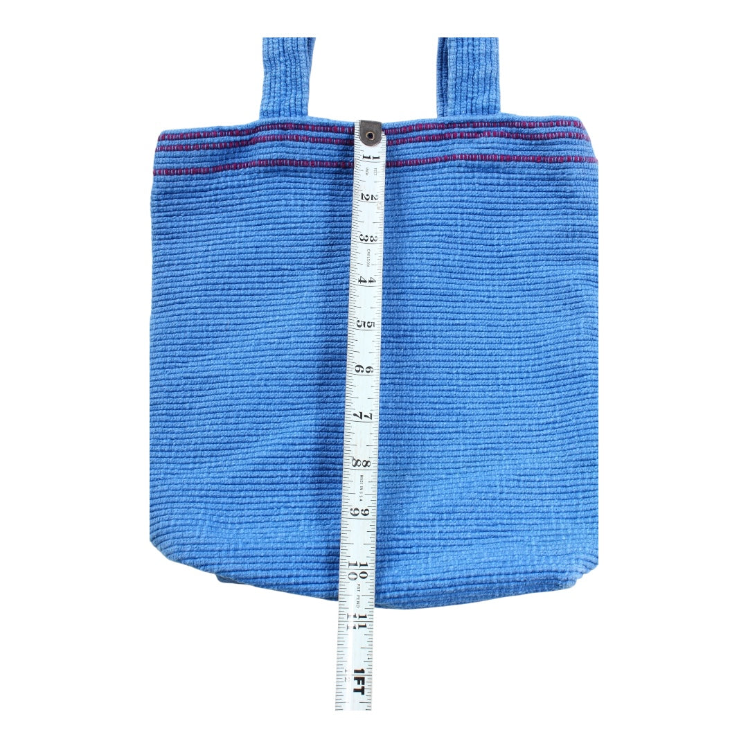 70s Arrow craft woven tote bag