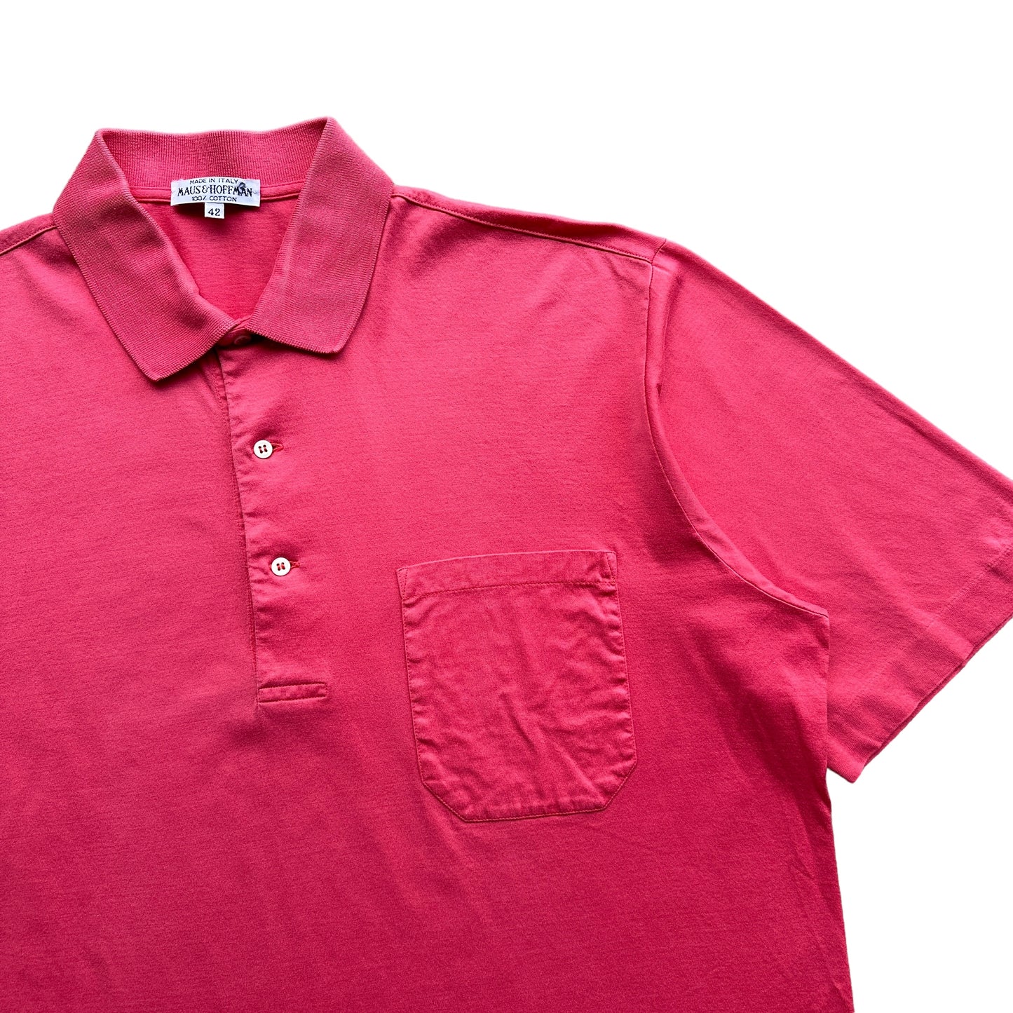 90s Made in italy🇮🇹 fine cotton polo medium