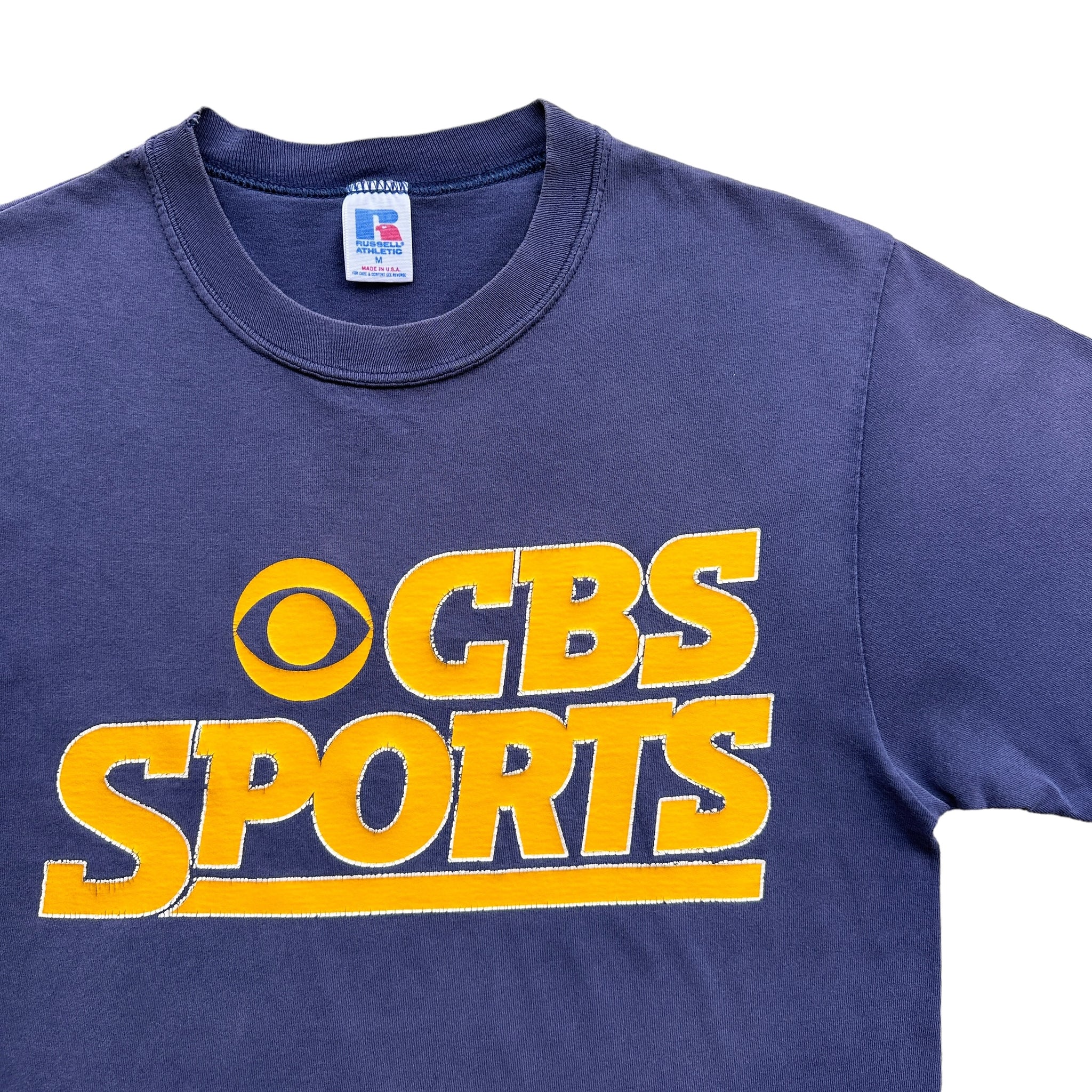 80s CBS sports tee small