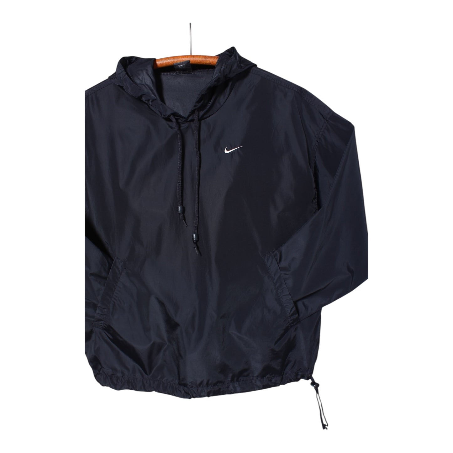 2000s Nike hooded pullover nylon S/M