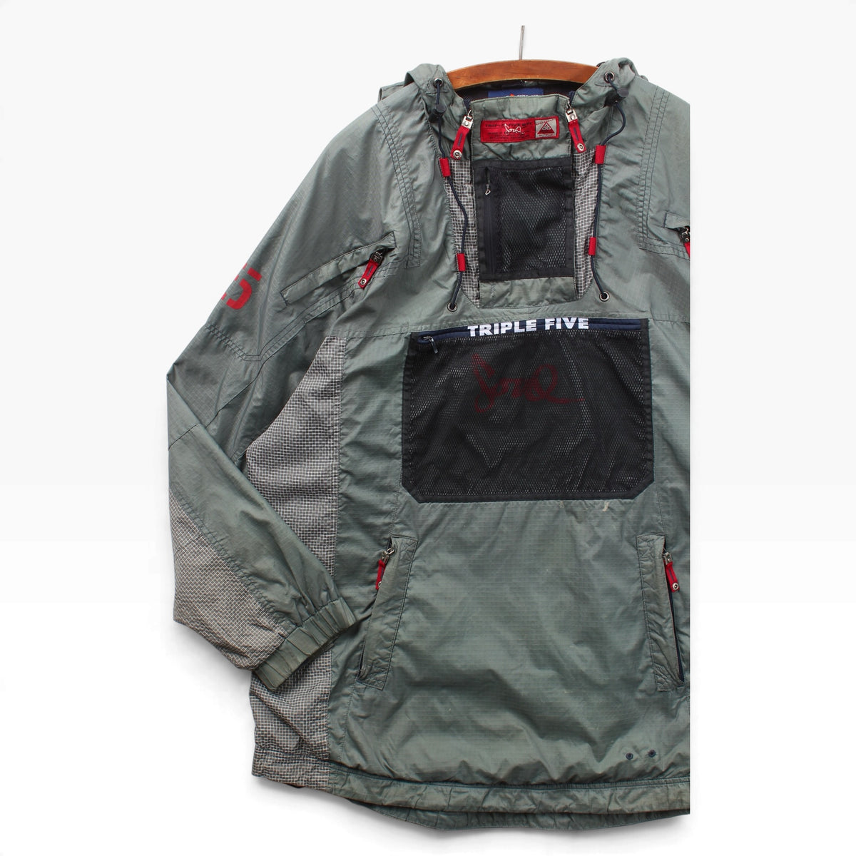 2000s Triple five soul pullover techy jacket XXL