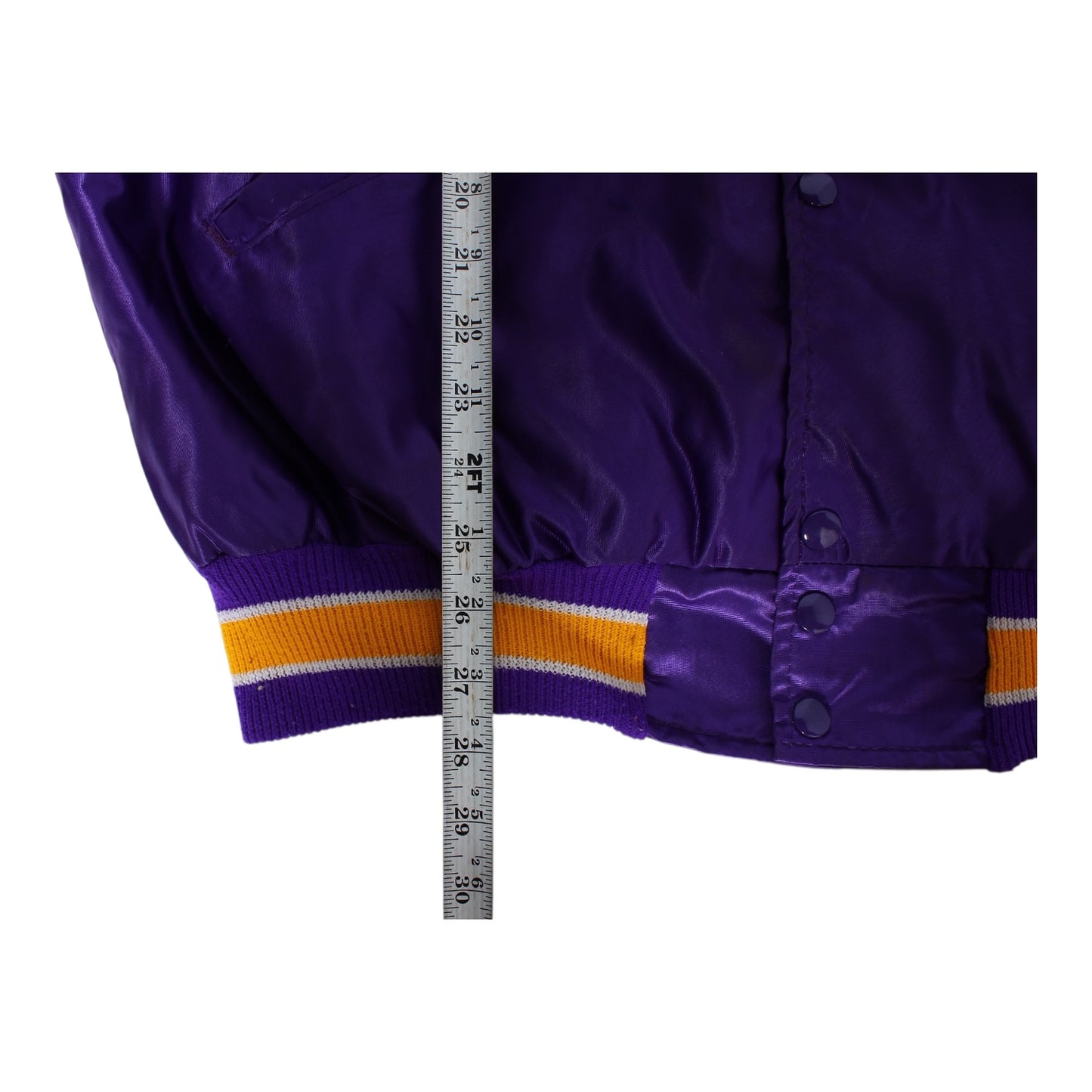 90s Irish notre dame satin jacket XL