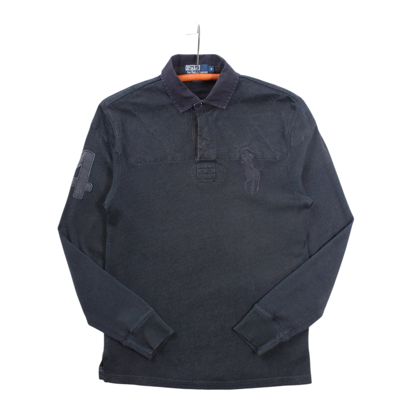 2000s Polo Ralph Lauren rugby black on black Small