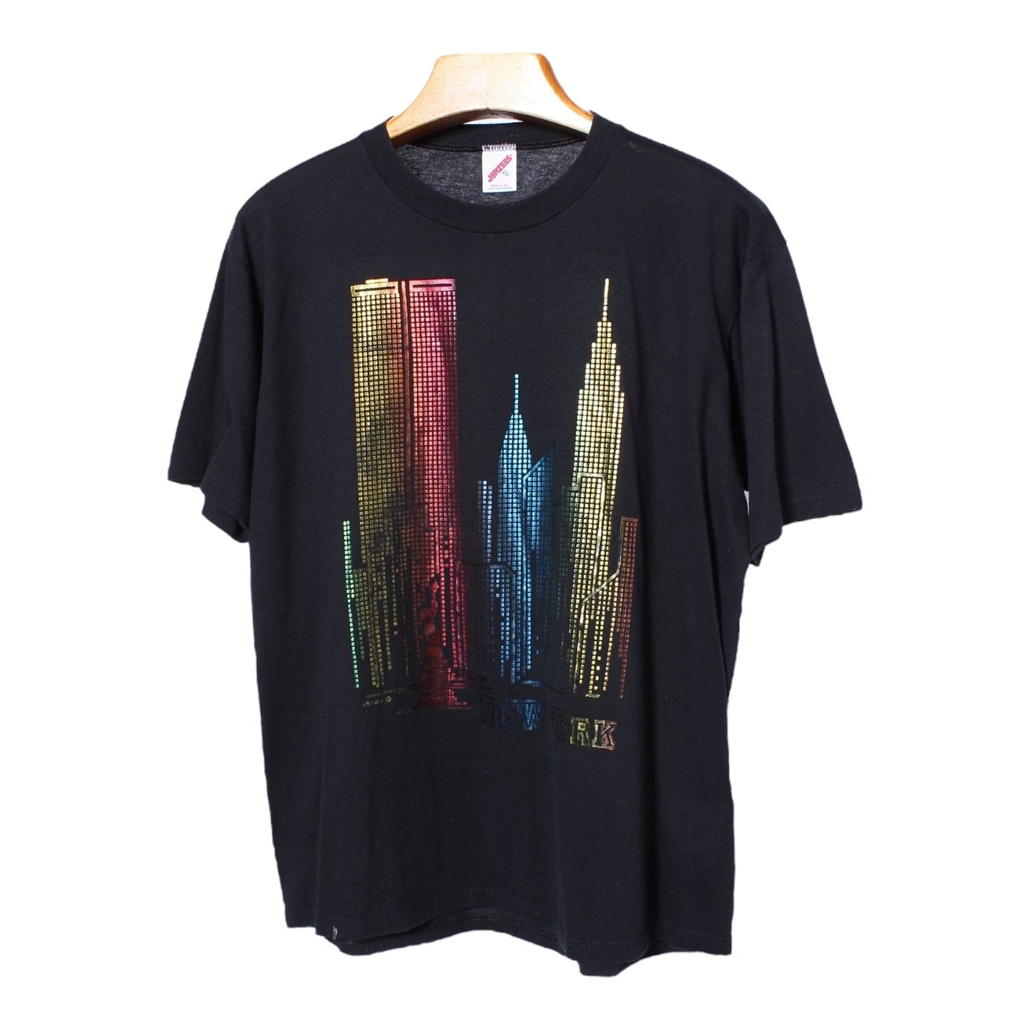 90s New york twin towers tee large