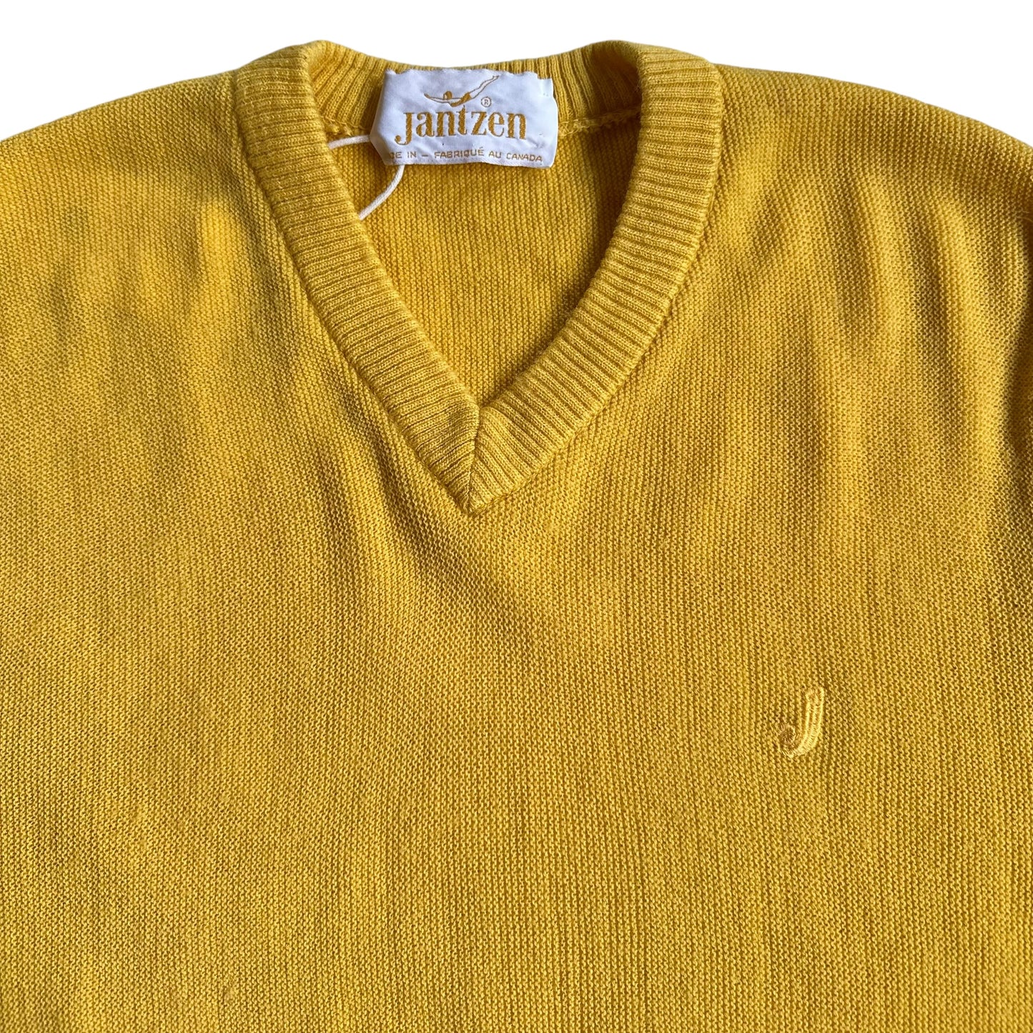 70s jantzen sweater with pockets small