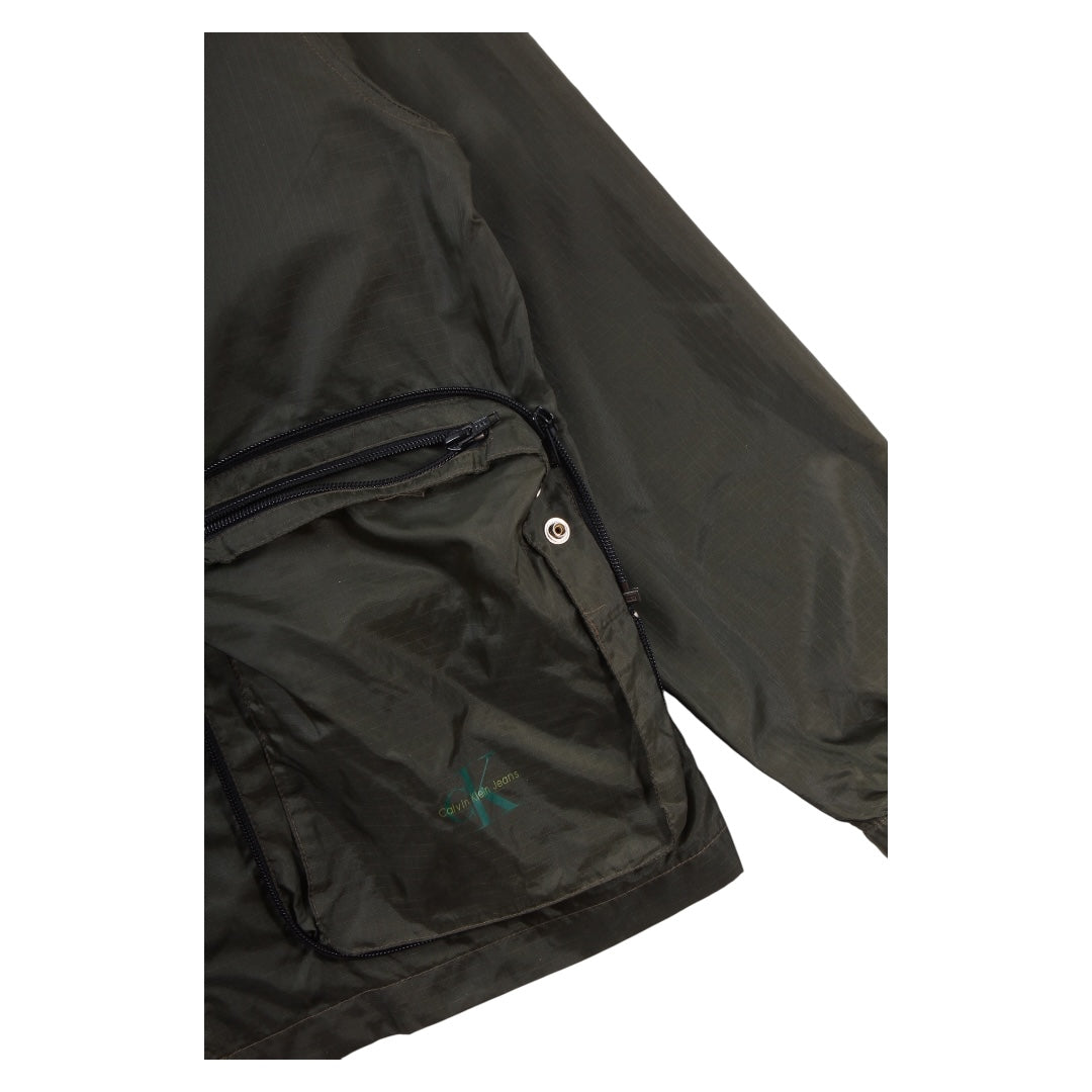 90s Calvin Klein packable jacket medium