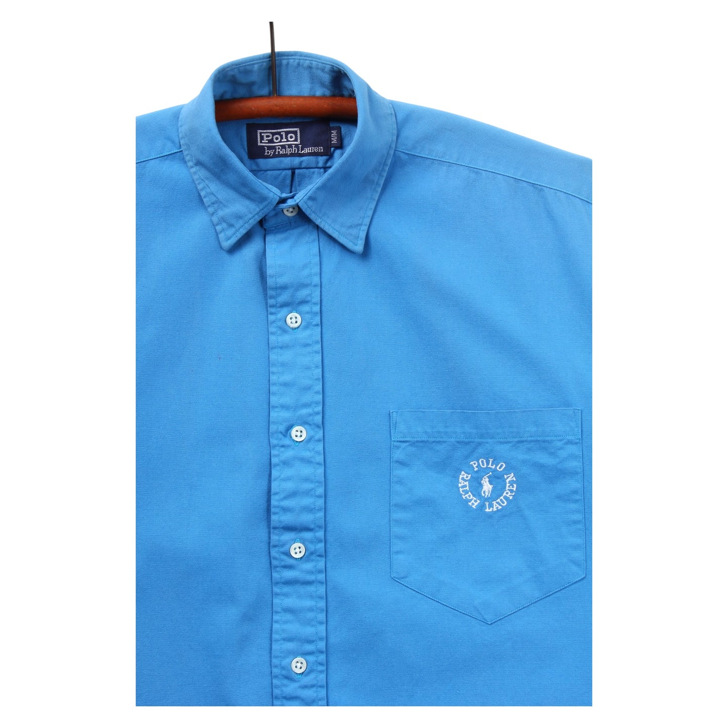 80s Polo Ralph Lauren cotton button up shirt Large
