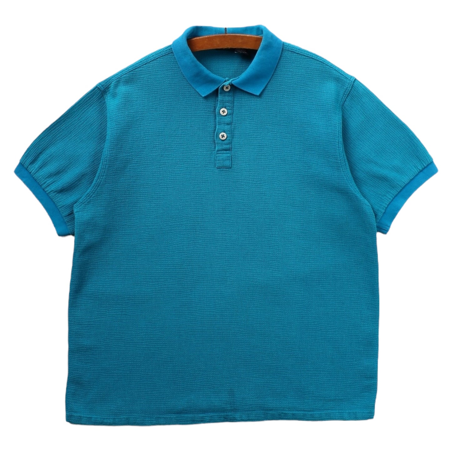 1985 Patagonia woven cotton polo  M/L