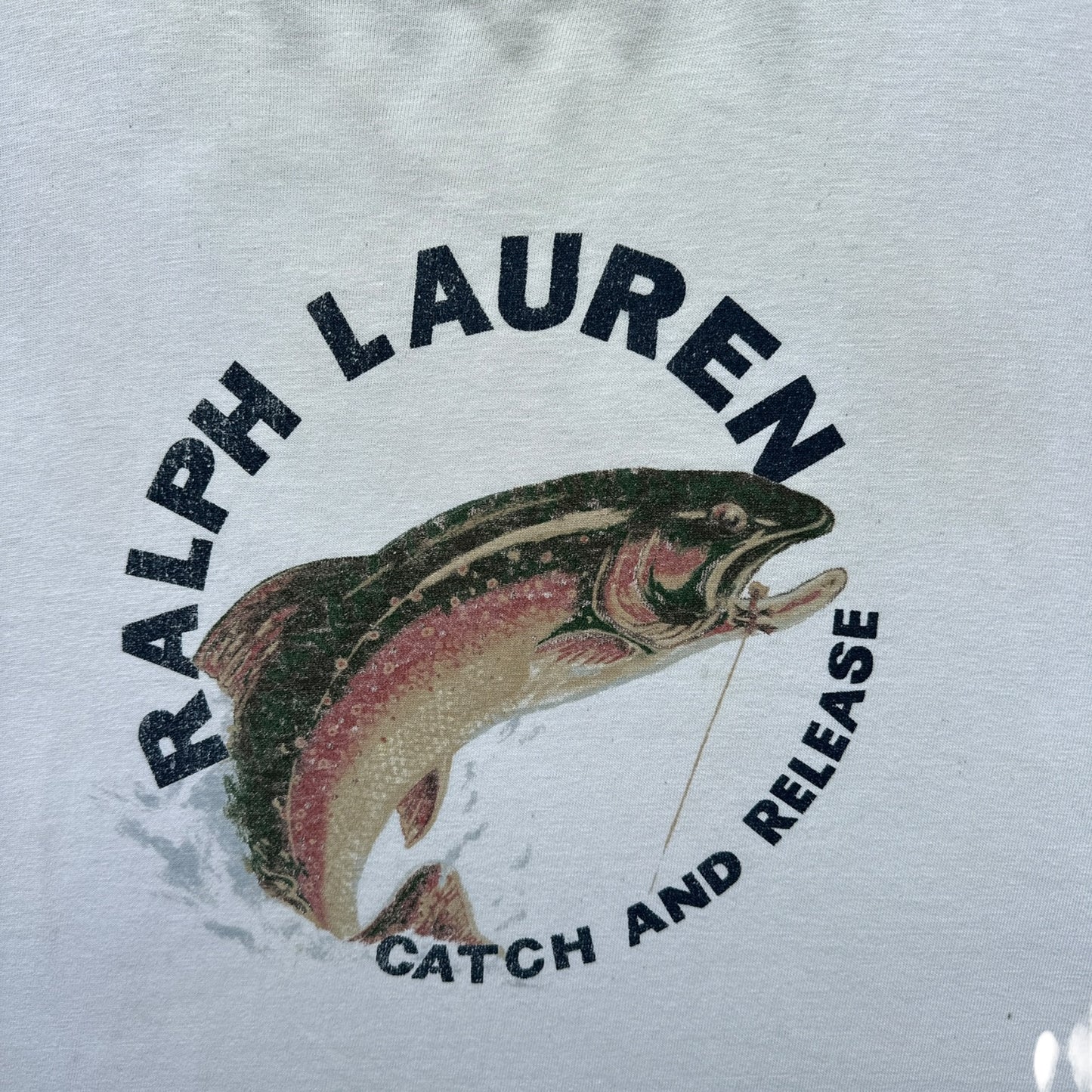 Polo Ralph Lauren catch and release trout tee XL