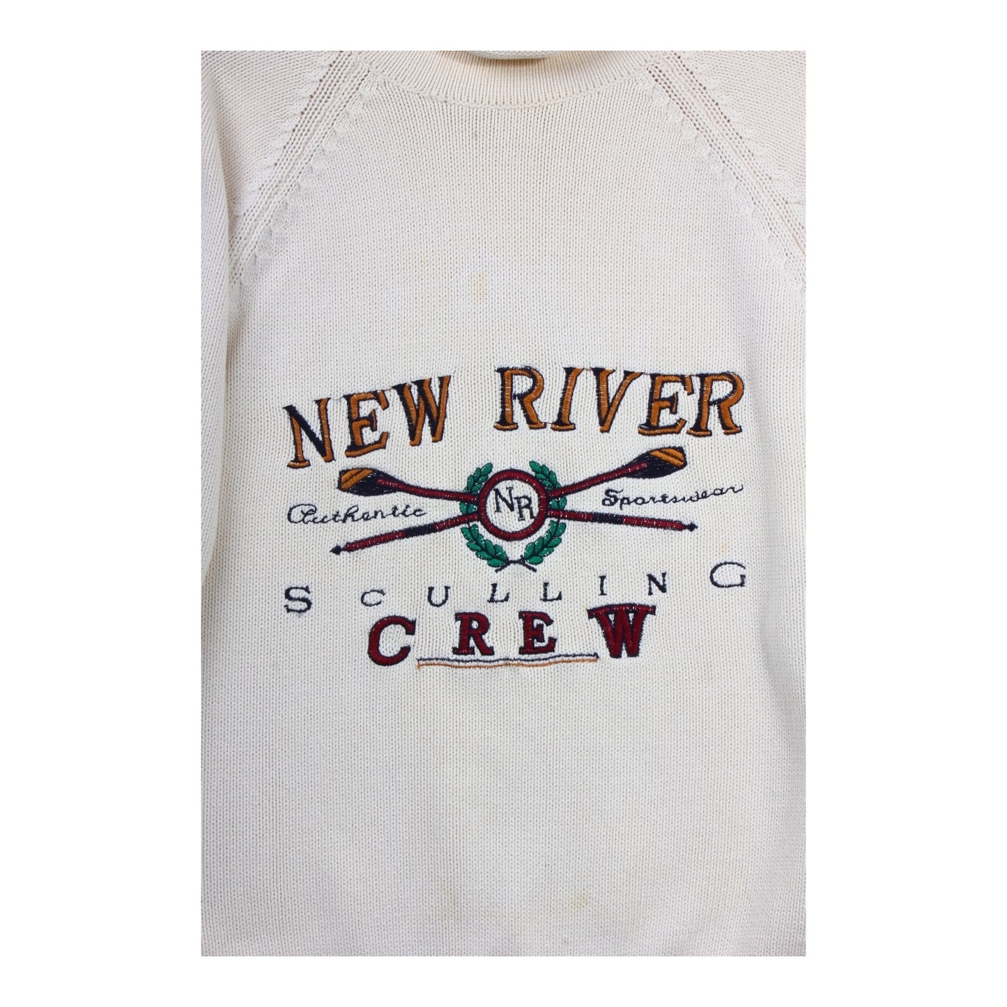 New river crew cotton rollneck sweater large