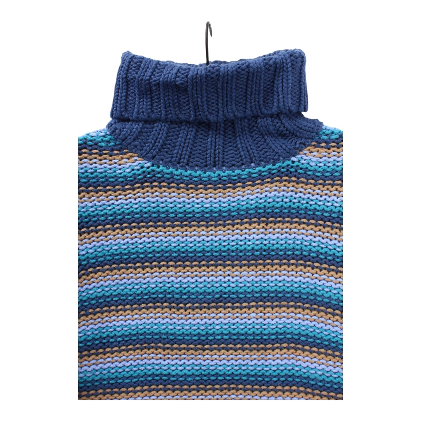 2001 Gap chunky turtleneck rainbow M/L