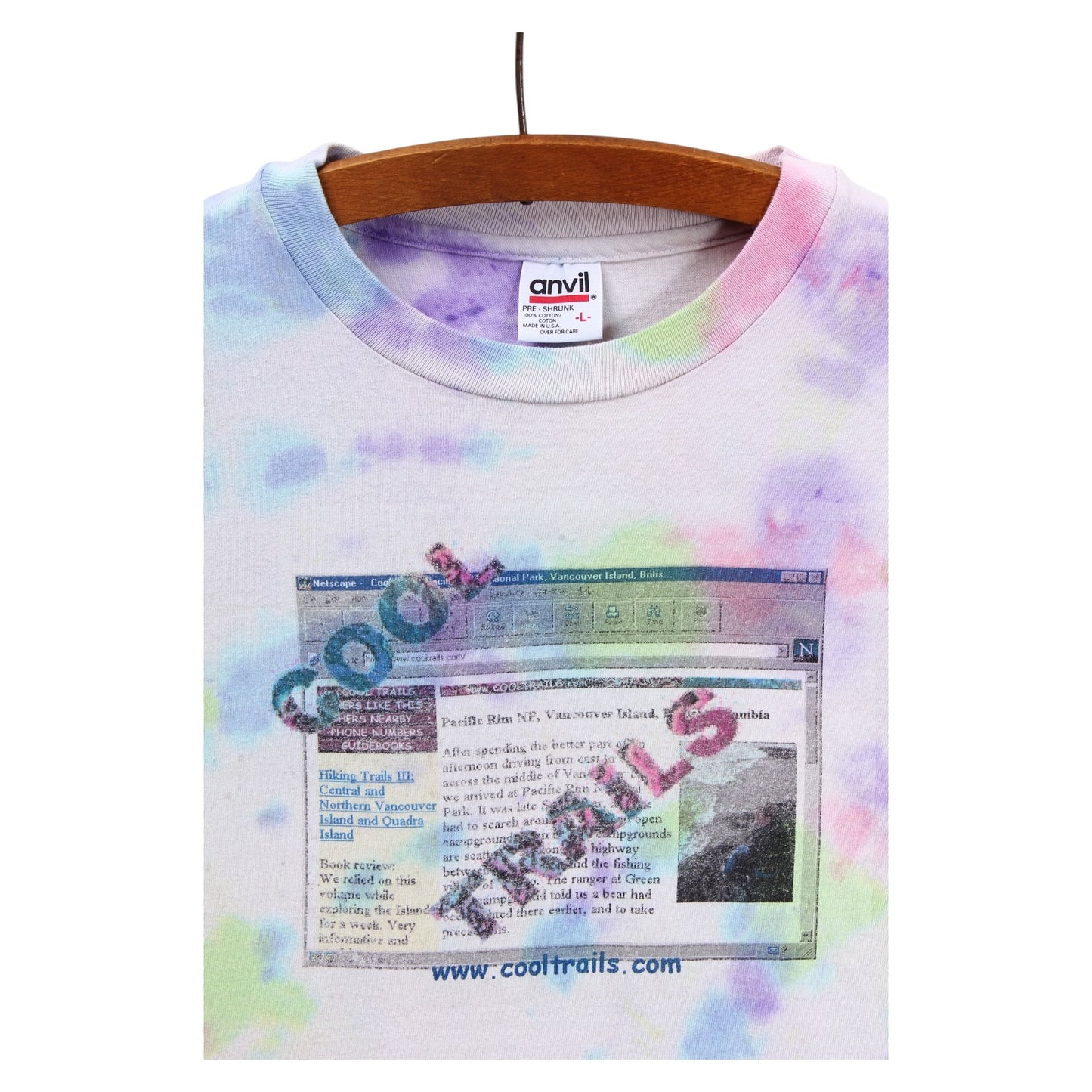 90s Cool trails tee large