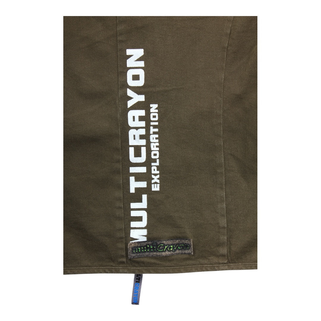 Y2k Multicrayon cotton zip futura vibes