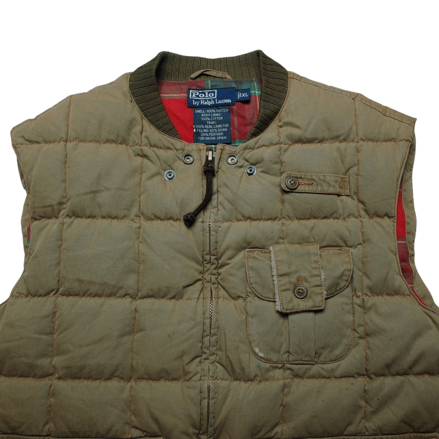 Polo Ralph Lauren puffy fishing vest XL