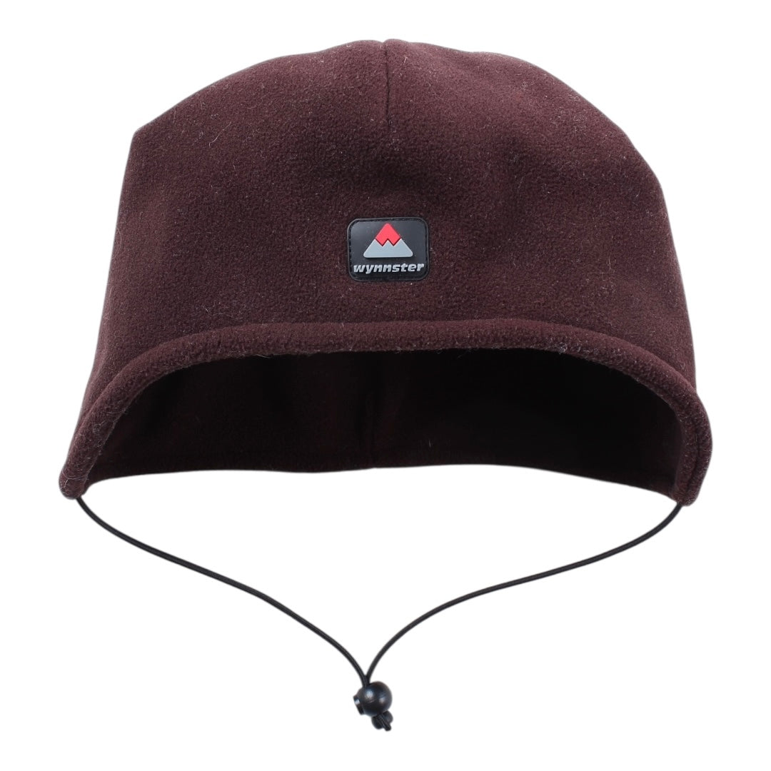 Fleece earflap beanie