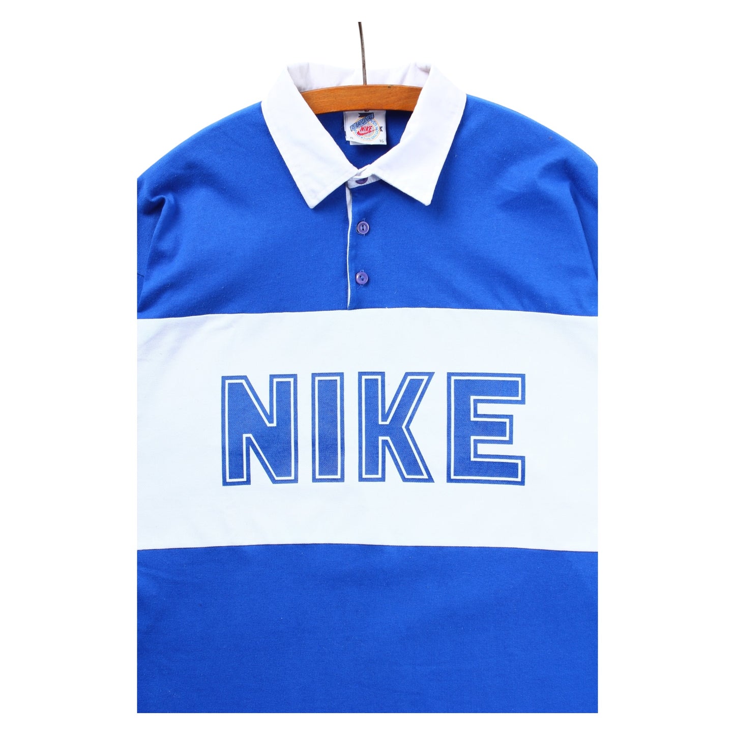 80s Nike rugby large fit