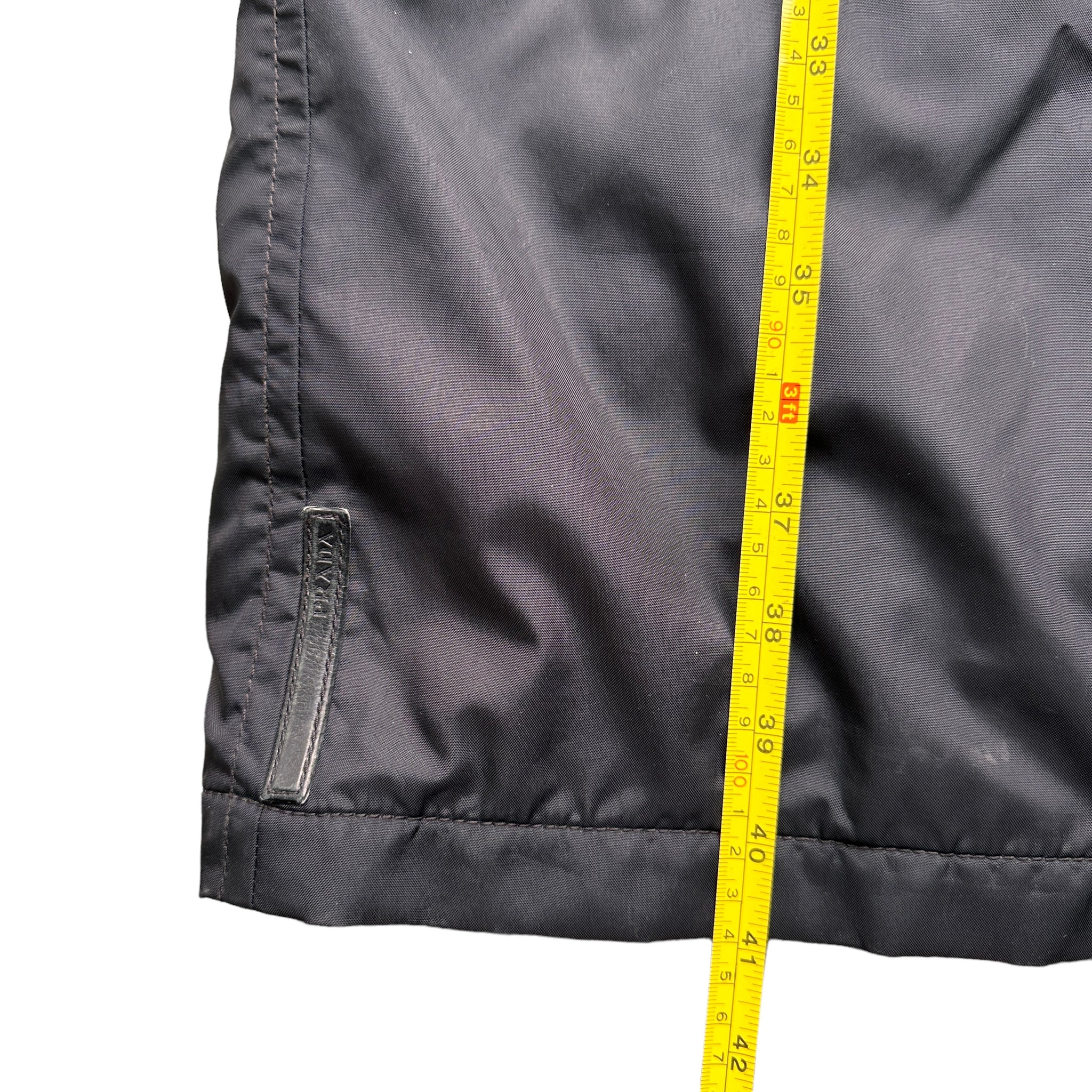 90s Prada nylon Parka/trench coat XL