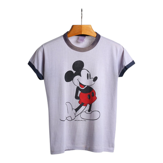 70s mickey mouse tee small