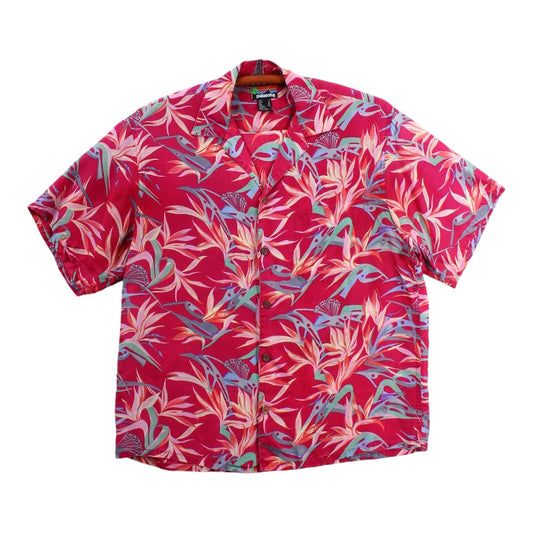 90s Patagonia pataloha rayon Hawaiian  button up Small