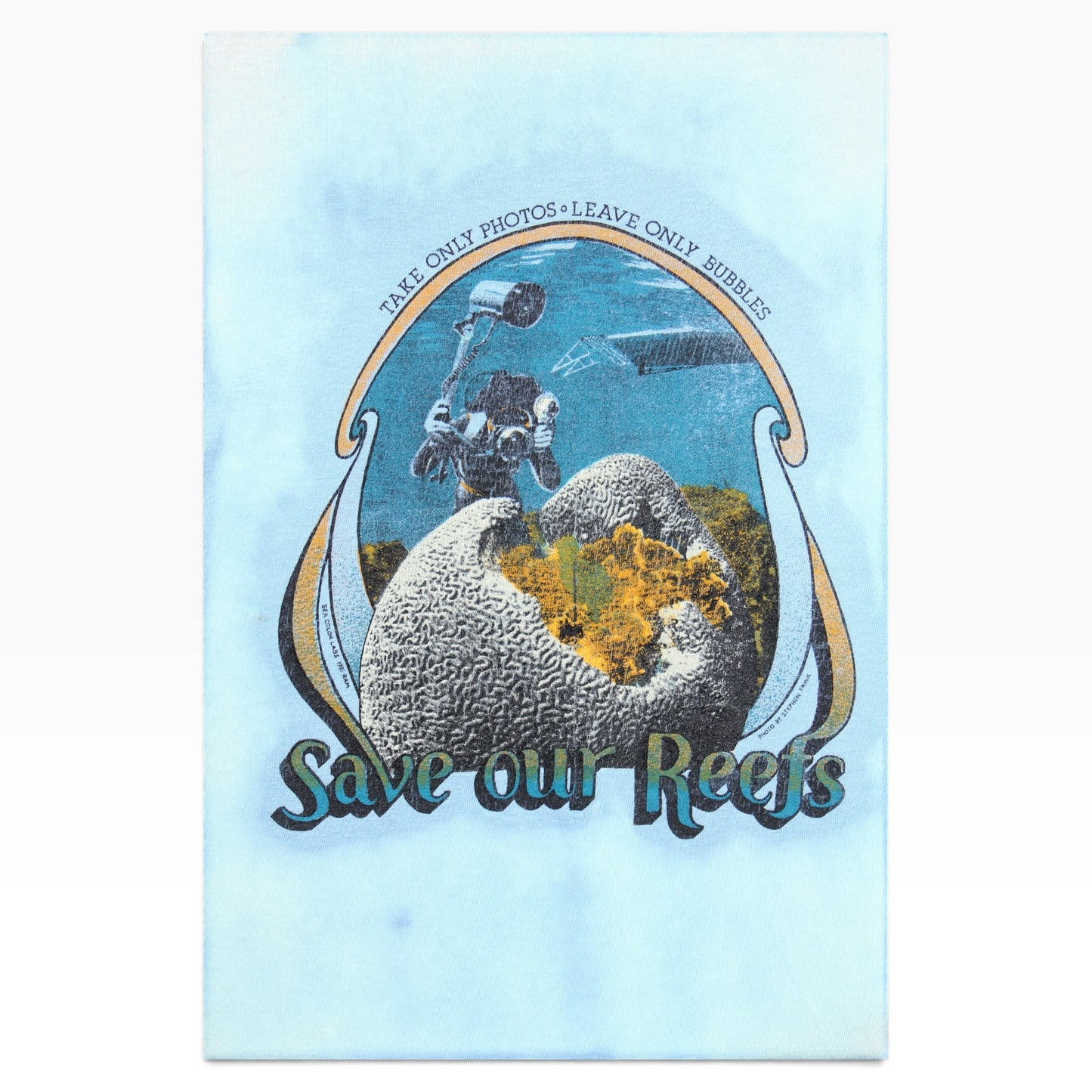 70s save our reefs john pennekamp state park tee small