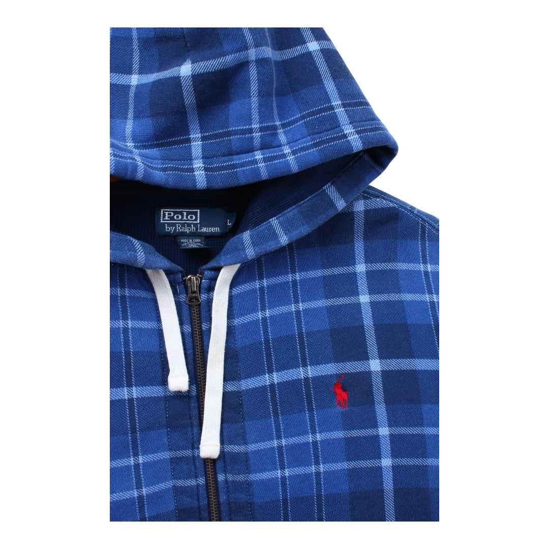 Polo Ralph Lauren thermal lined zip hoodie large