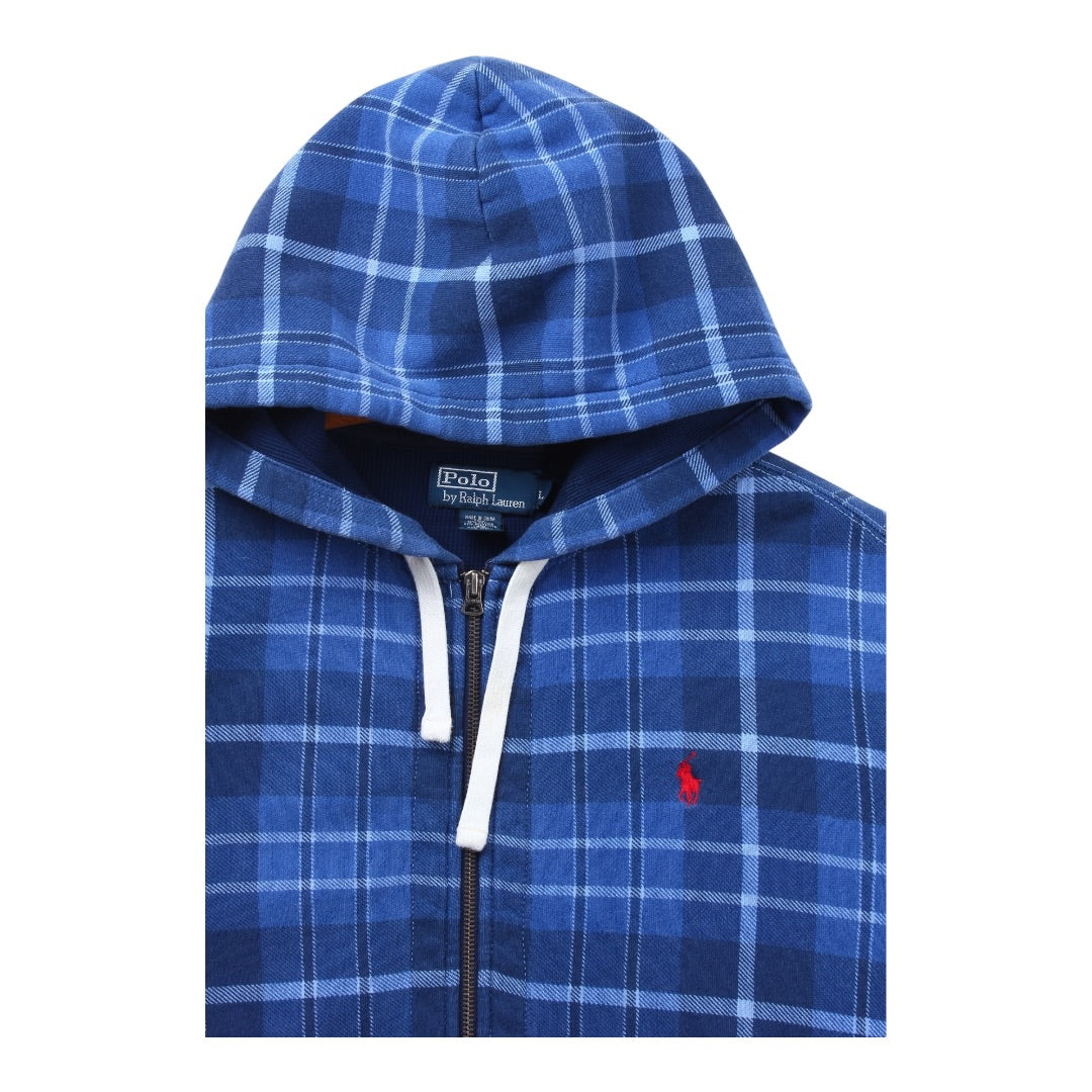 Polo Ralph Lauren thermal lined zip hoodie large