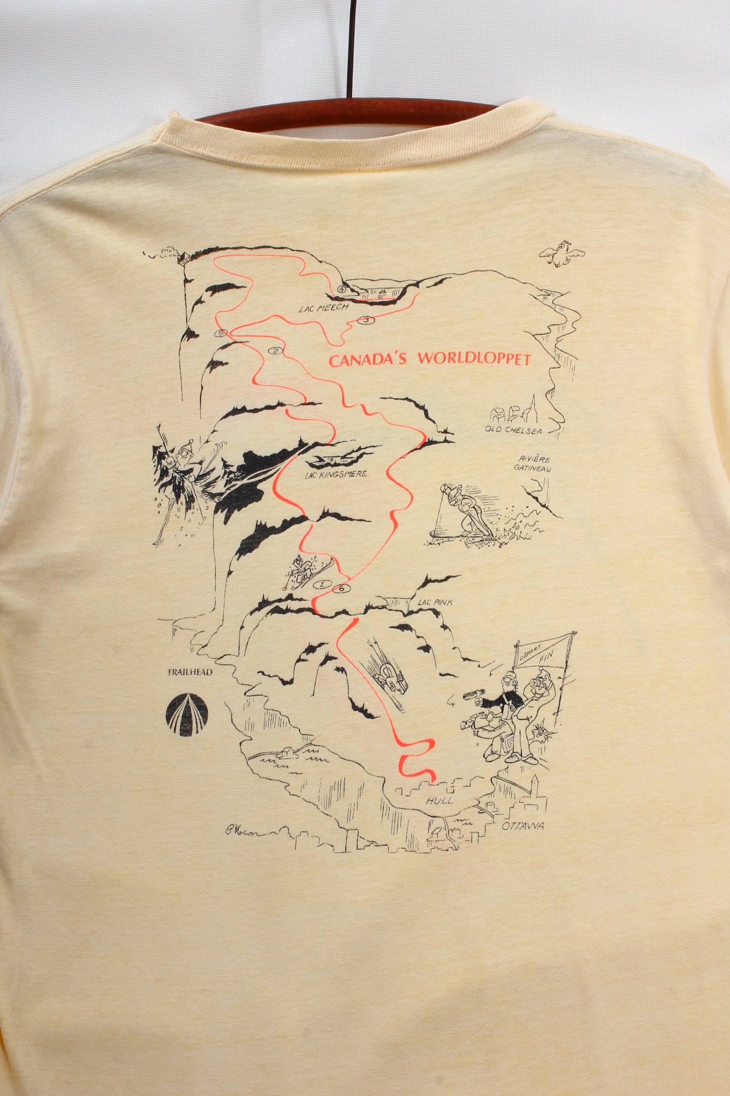 80s Gatineau 5 canadas worldloppet tee S/M
