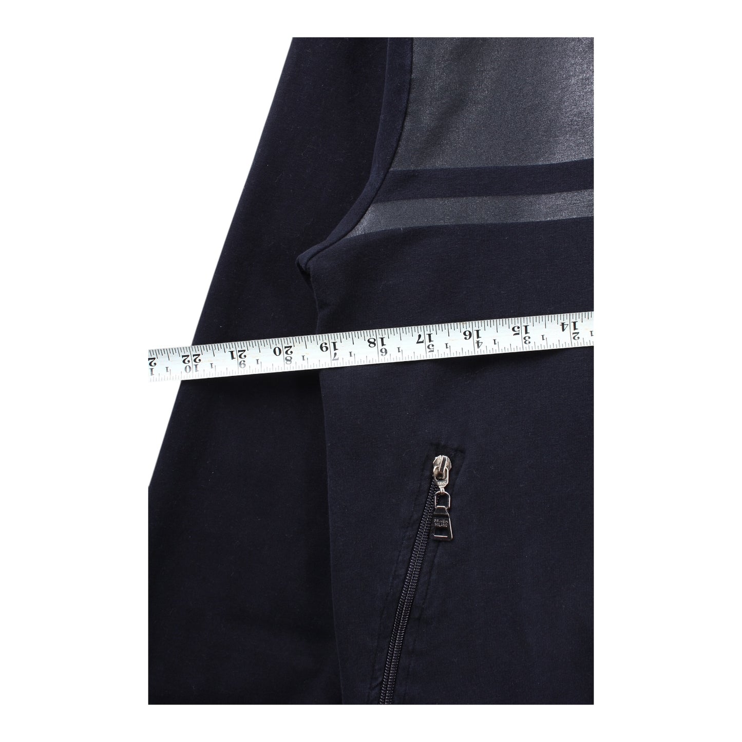 Prada zip sweatshirt Small