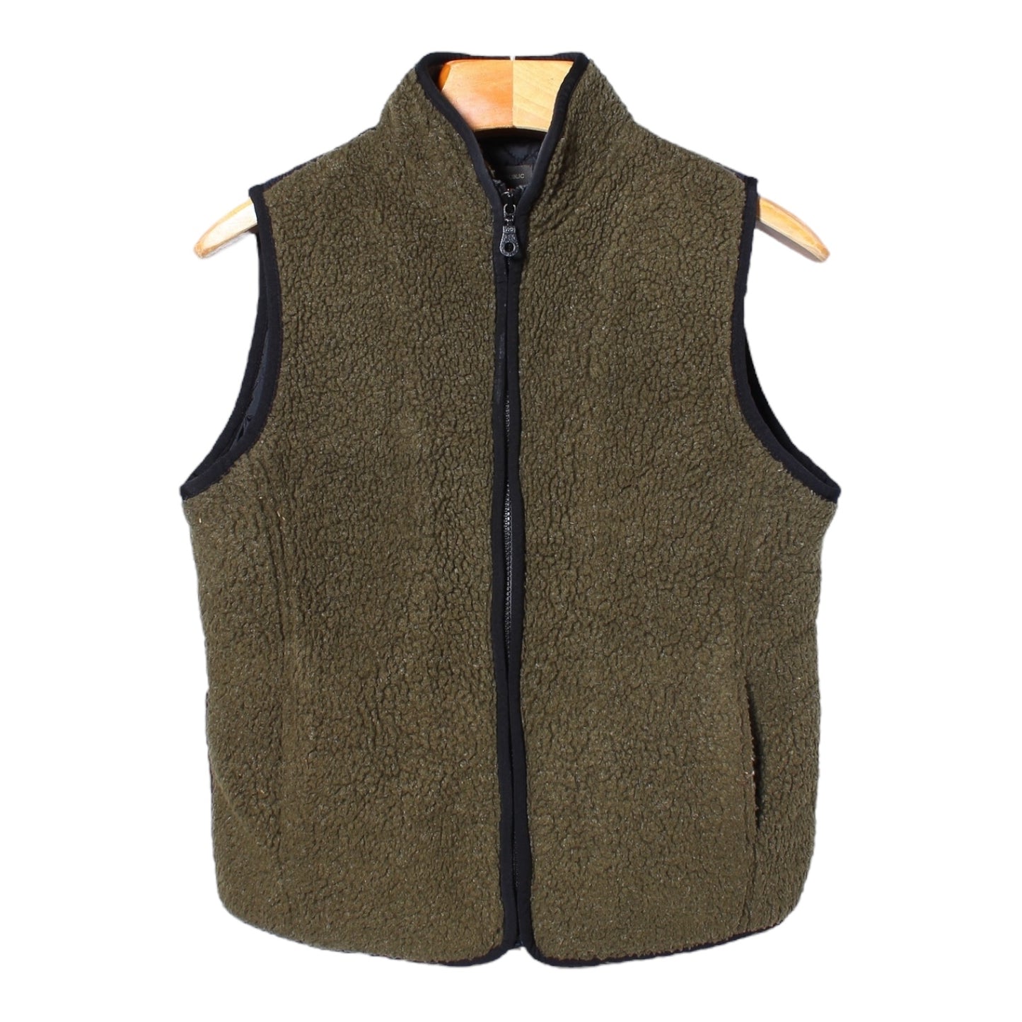 Y2k Banana republic deep pile vest small