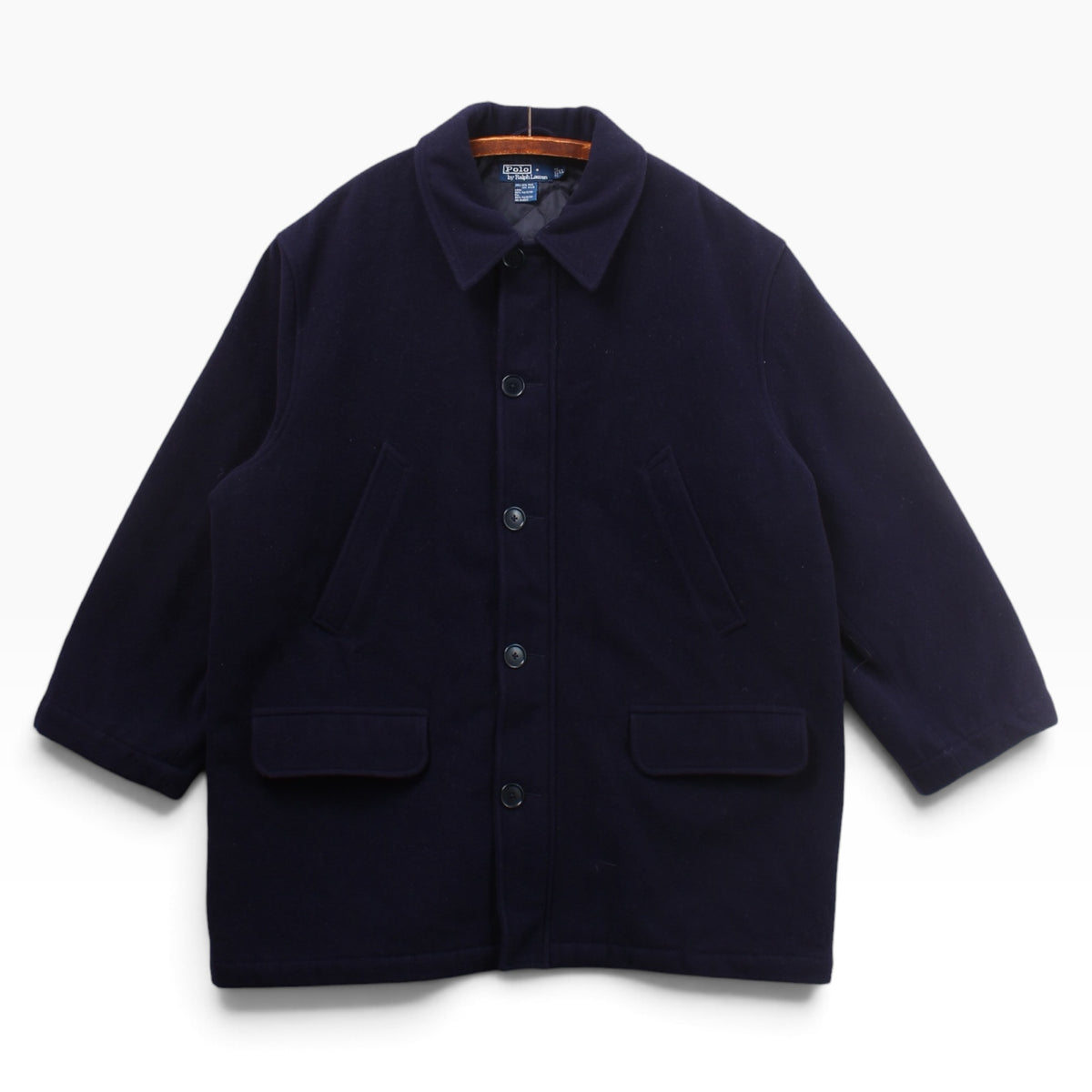 90s Polo Ralph Lauren heavy wool coat XL