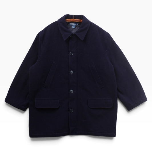 90s Polo Ralph Lauren heavy wool coat XL