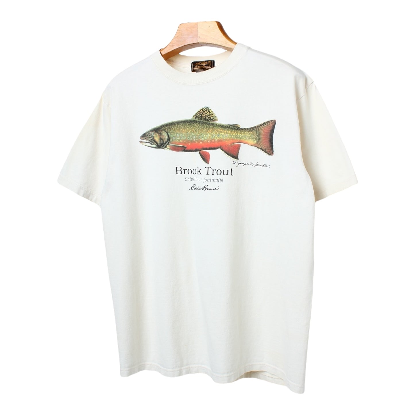 90s Brook trout eddie bauer tee L/XL