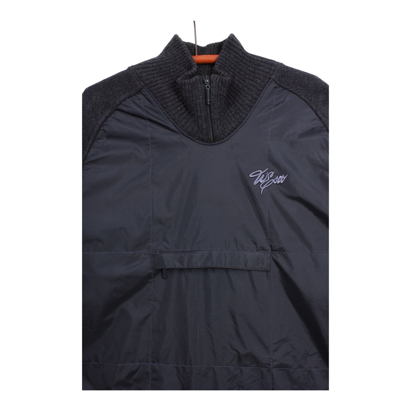 2000s Esco wool zip sweater XL fit