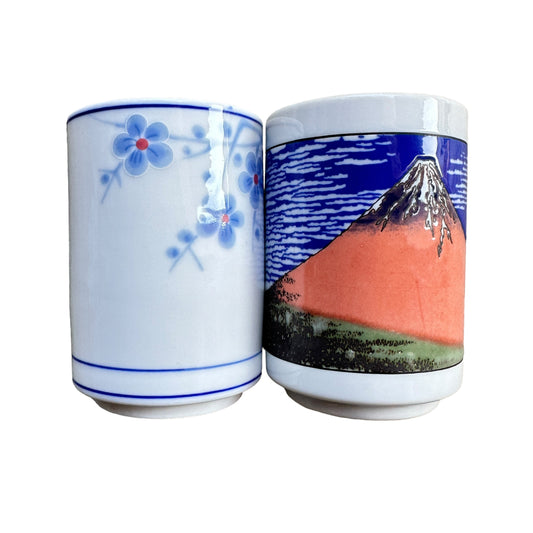 Japanese tea mugs