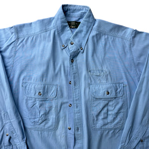90s Orvis button down light cotton shirt Large