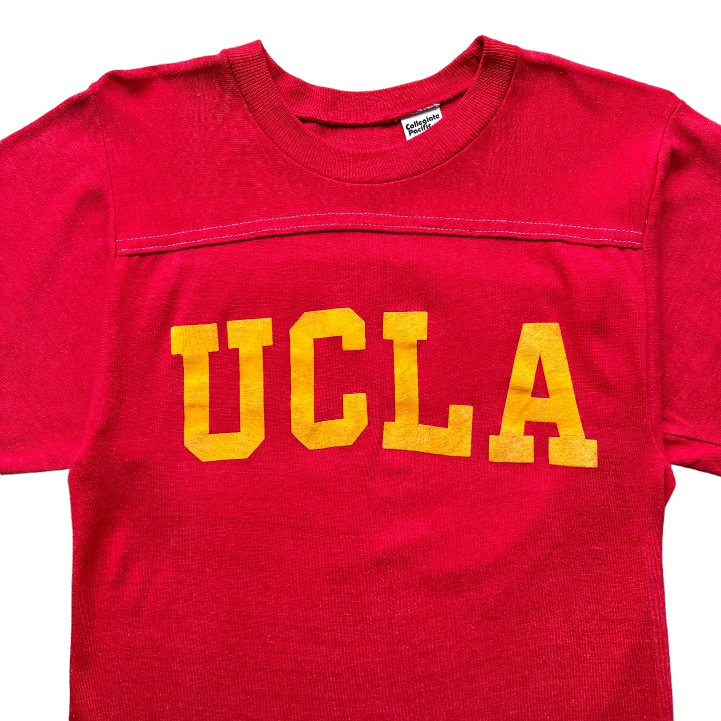 80s UCLA 3/4 sleeve cotton shirt Small