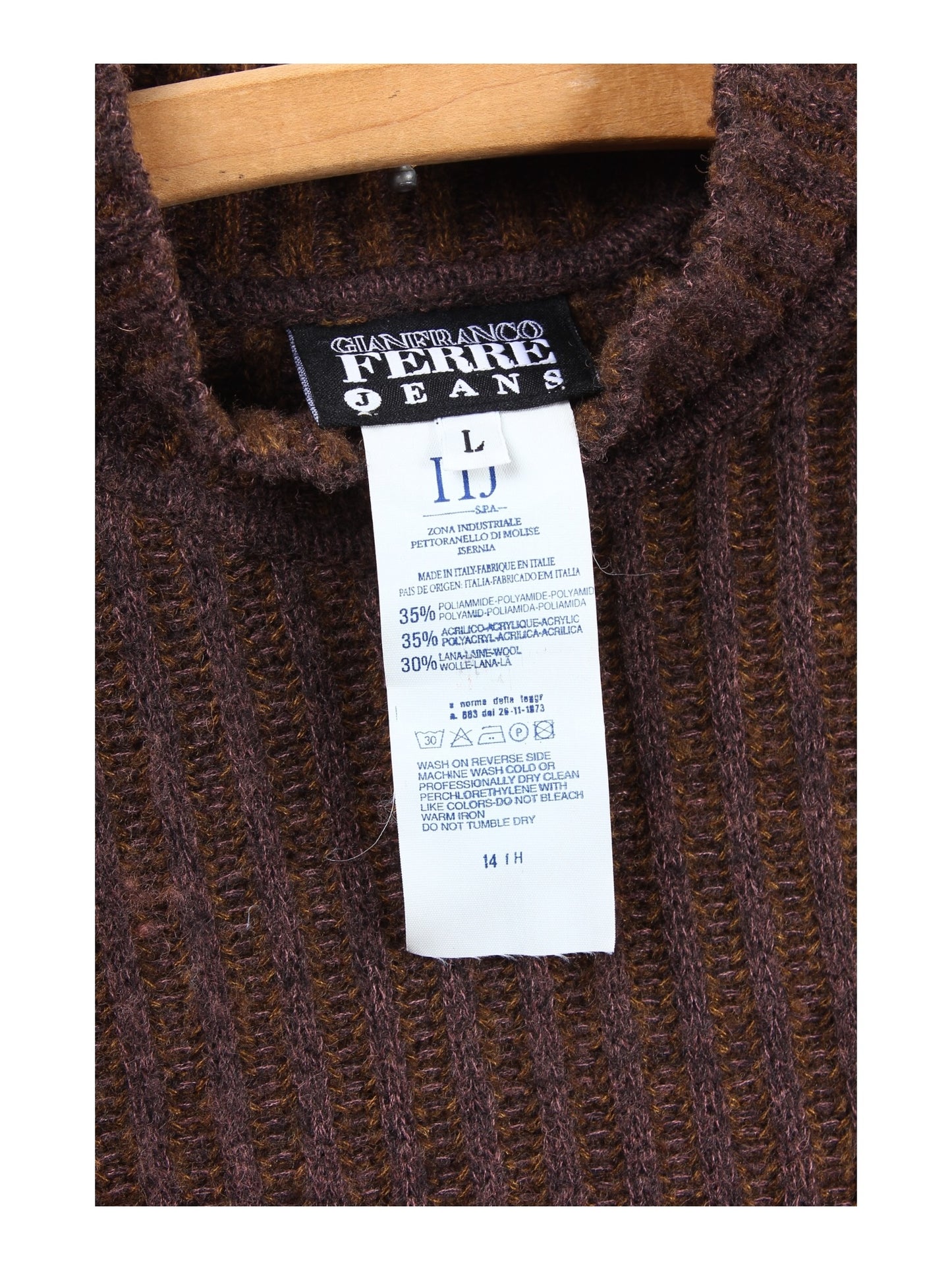 GIANFRANCO ferre studio wool blend sweater M/L