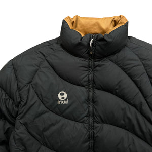 Wave bellows puffy goose down jacket Small