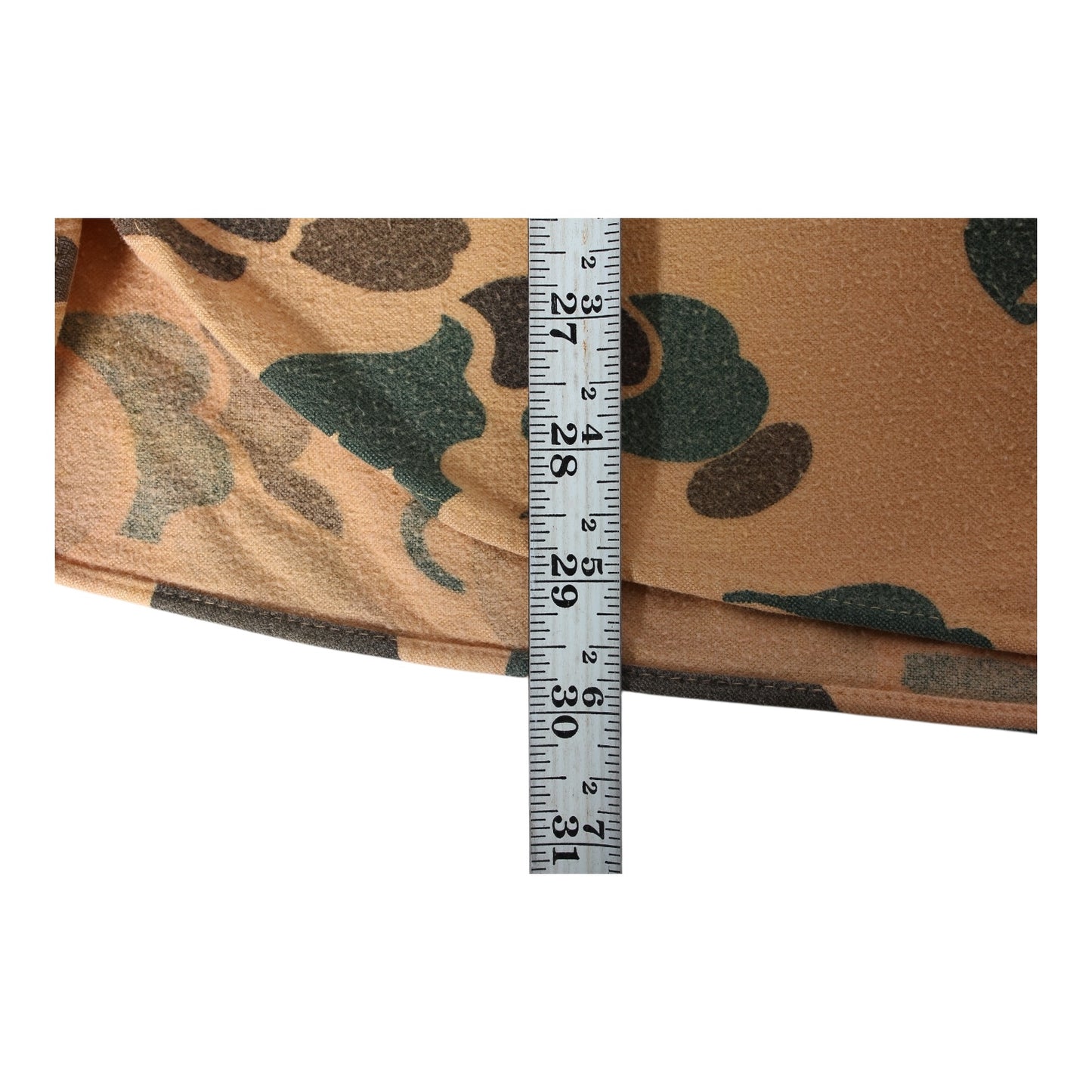 80s LL Bean chamois duck camo button up M/L