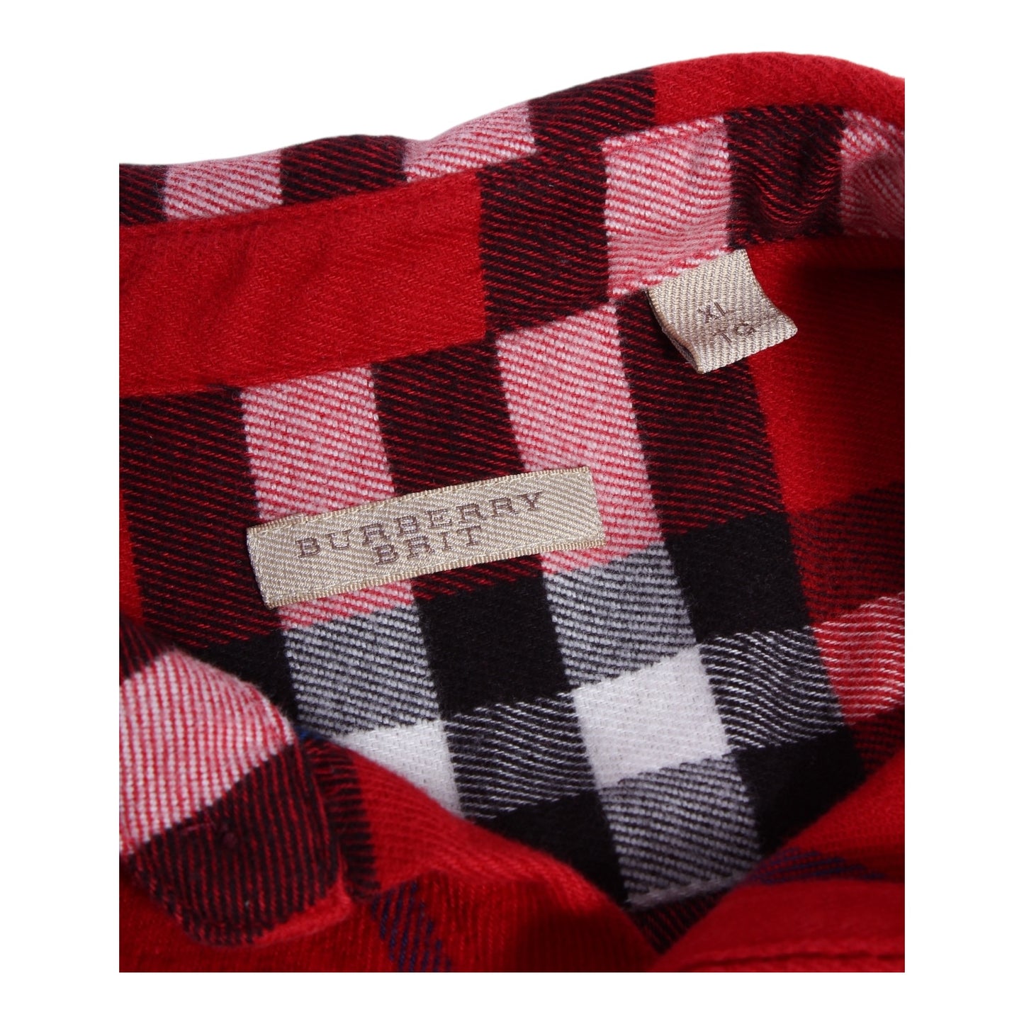 Burberry heavy cotton button down large