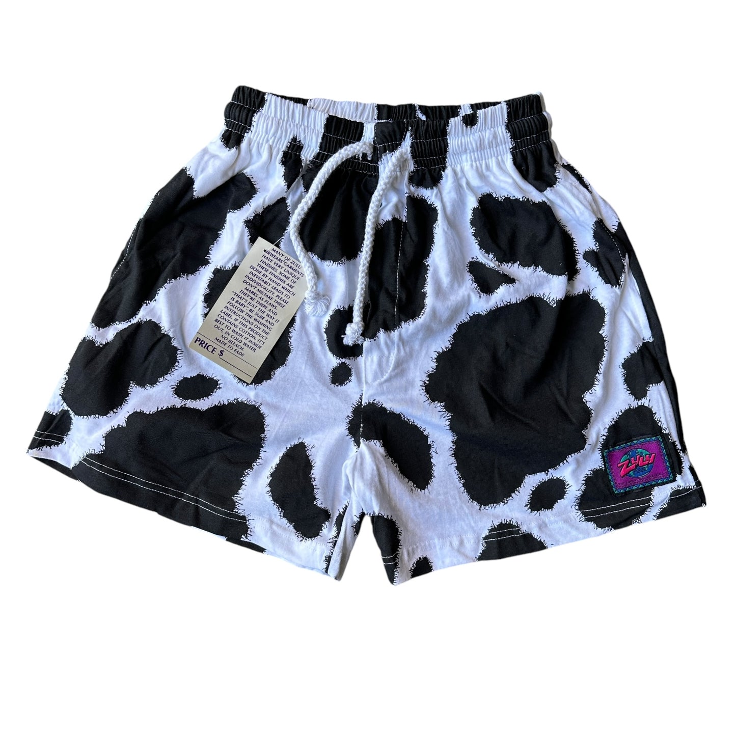 Cow print shorts M & L