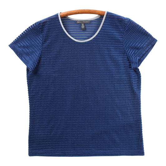 2000s Banana republic grid top women’s large