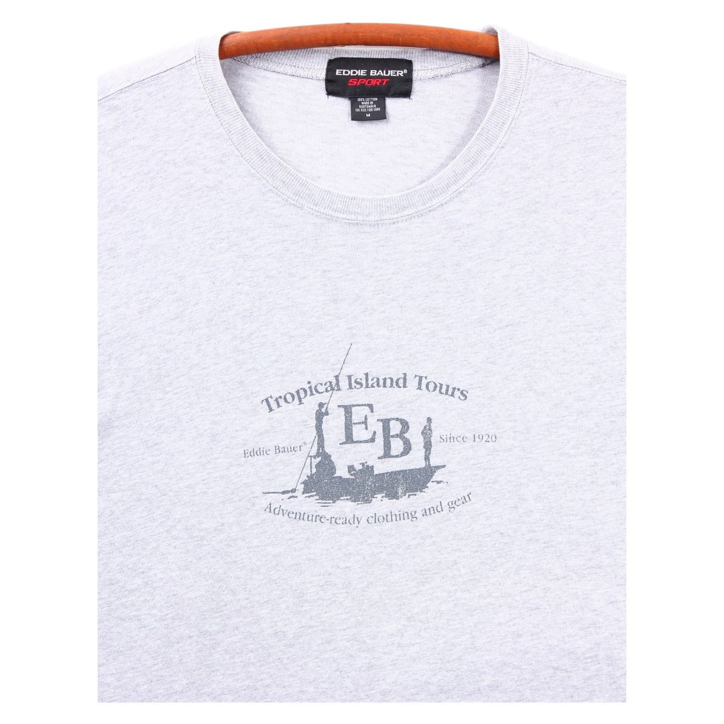 Eddie bauer salt flats tropical fishing tee large