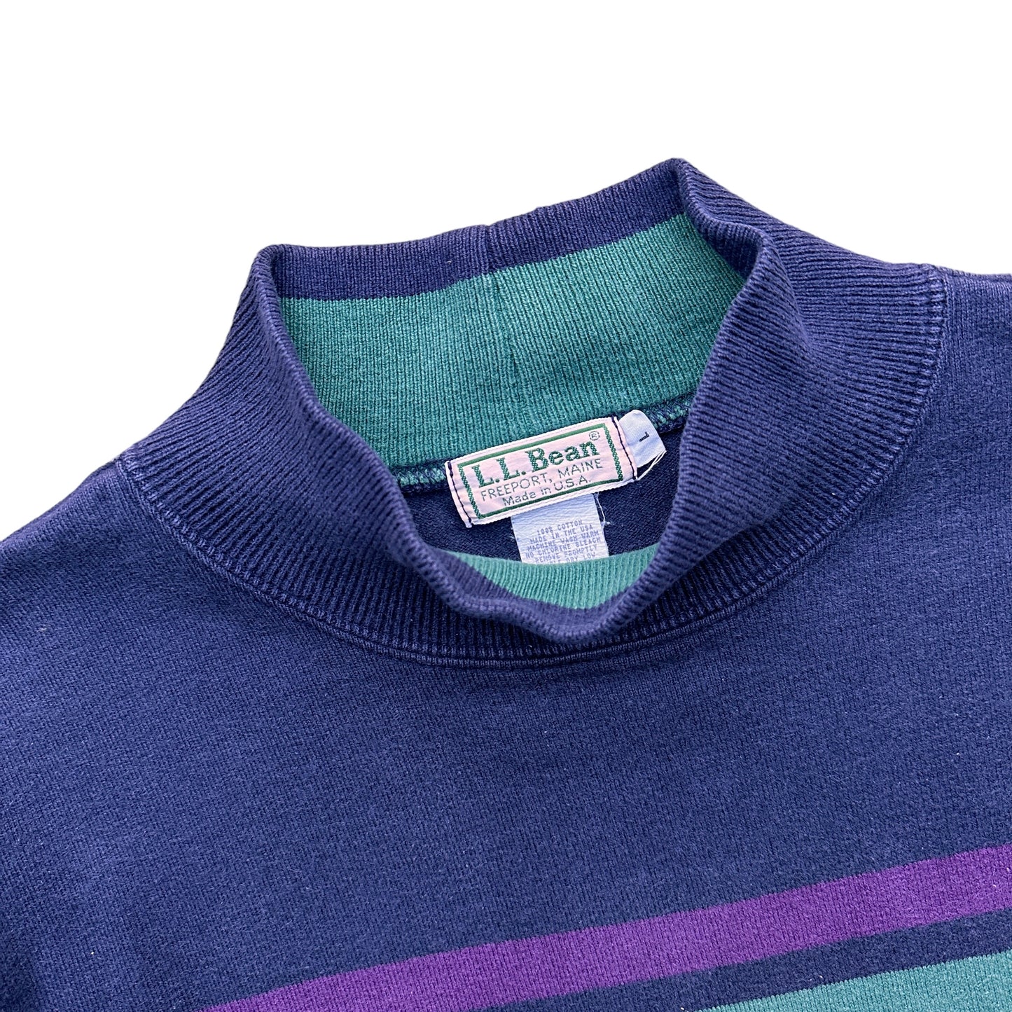 80s LL Bean mockneck 
Large