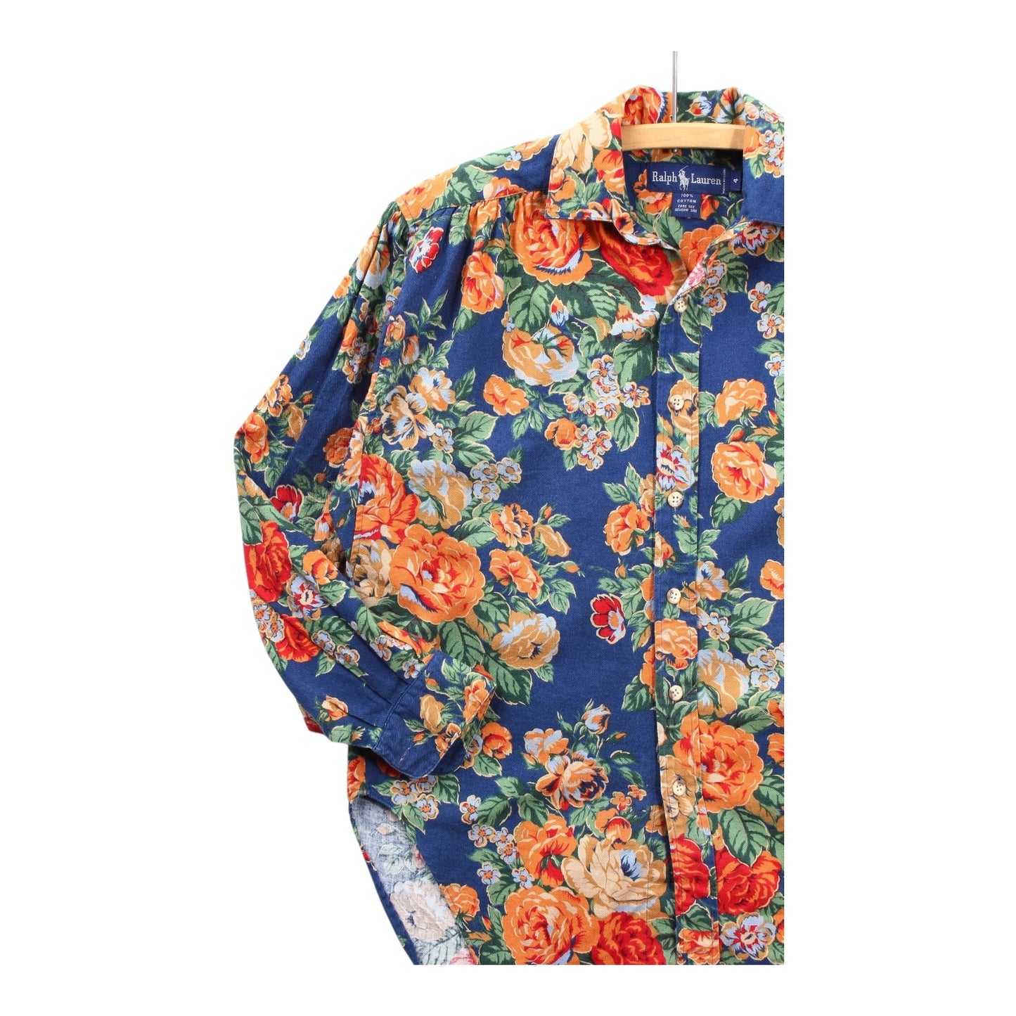 80s Polo Ralph Lauren floral shirt women’s large