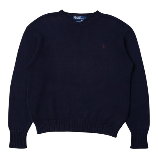 Polo Ralph Lauren cotton sweater large navy