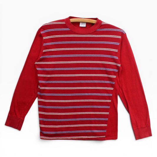 80s Striped longsleeve small
