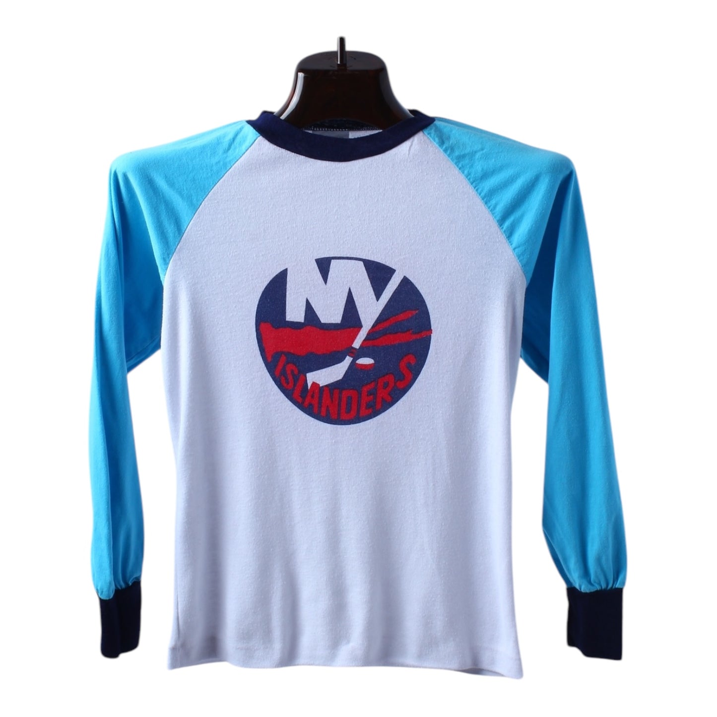 80s water print new york islanders longsleeve XXS