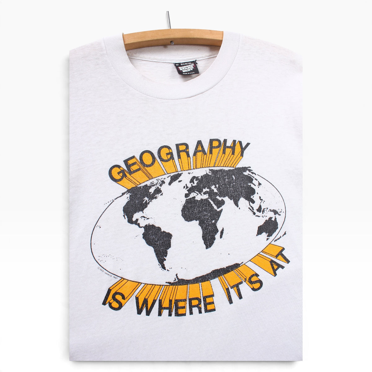 80s Geography is where it’s at tee small