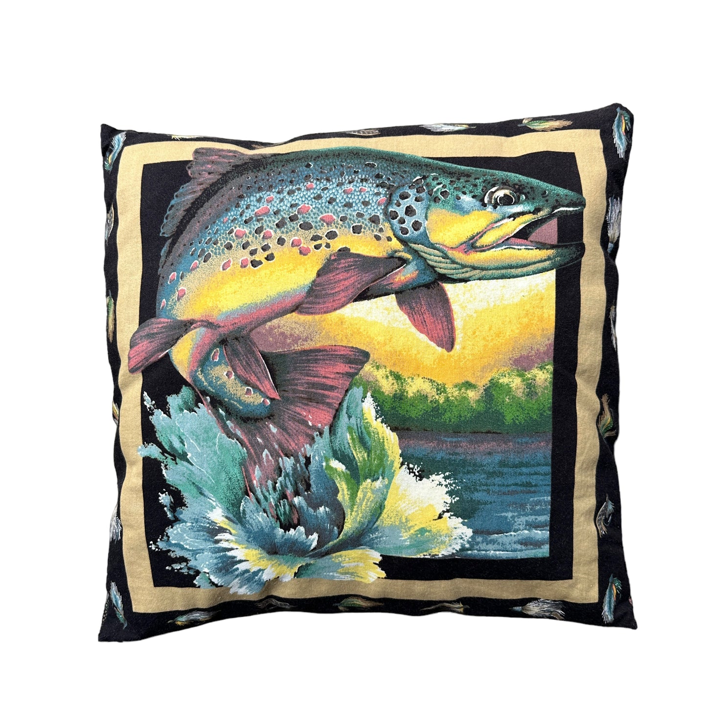 Trout catching air pillow